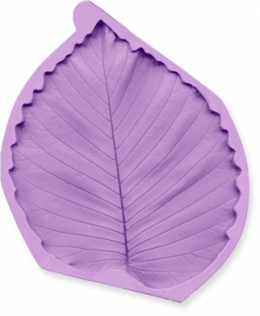 Pastry silicone Fan Elm leaf mold at sweetART